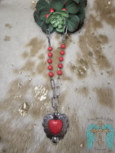 Load image into Gallery viewer, Red Heart Necklace