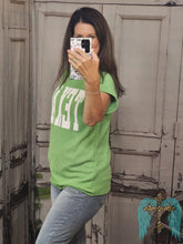 Load image into Gallery viewer, Ribbed Texas Top-Kelly Green