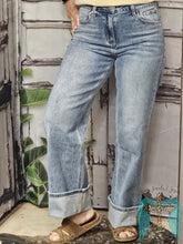 Load image into Gallery viewer, Jordan Wide Cuff Jeans