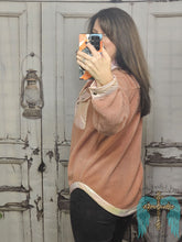Load image into Gallery viewer, Mauve Button-Up Sherpa