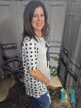 Load image into Gallery viewer, Eagle And Stars Short Sleeve Top - Jeans Jewels and Jesus Boutique