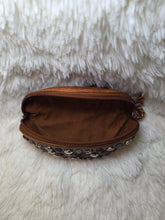 Load image into Gallery viewer, Eclipse Charm Leather Sunglass Case-Brown - Jeans Jewels and Jesus Boutique