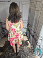 Load image into Gallery viewer, Floral Printed Sleeveless V Neck Dress - Jeans Jewels and Jesus Boutique
