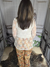 Load image into Gallery viewer, Lace Collared Ivory Top - Jeans Jewels and Jesus Boutique
