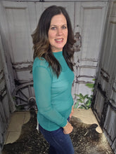 Load image into Gallery viewer, Meshed Out Turquoise - Jeans Jewels and Jesus Boutique