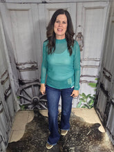 Load image into Gallery viewer, Meshed Out Turquoise - Jeans Jewels and Jesus Boutique