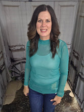 Load image into Gallery viewer, Meshed Out Turquoise - Jeans Jewels and Jesus Boutique