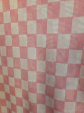Load image into Gallery viewer, Pink Checkered Mesh - Jeans Jewels and Jesus Boutique