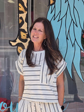 Load image into Gallery viewer, Pinstripe Perfection Set - Jeans Jewels and Jesus Boutique