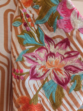 Load image into Gallery viewer, THML Flower Embroidered Puff Sleeve Top