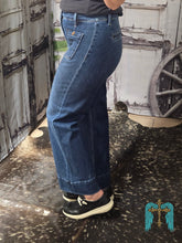 Load image into Gallery viewer, Risen HR Crop Wide Jean W/ Front Pintuck And Patch Pocket