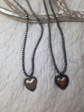 Load image into Gallery viewer, Western Bubble Heart Necklace