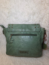 Load image into Gallery viewer, Western Scout Leather Crossbody Bag-Turquoise
