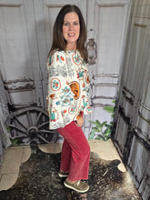 Load image into Gallery viewer, Western Peasant Blouse