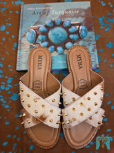 Load image into Gallery viewer, Dodgy Flats with Gold Spikes