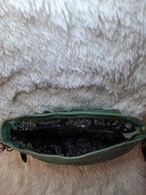 Load image into Gallery viewer, Western Scout Leather Crossbody Bag-Turquoise