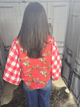 Load image into Gallery viewer, Wild West Retro w/Gingham Sleeve