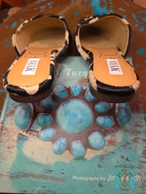 Load image into Gallery viewer, Black & White Cowprint "Tint" Mule