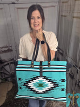 Load image into Gallery viewer, Riverbend Serape Weekender Bag