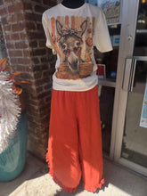 Load image into Gallery viewer, Fall Donkey Bling Graphic Tee with Leopard Bow