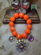 Load image into Gallery viewer, Chunky Beaded Charm Bracelet