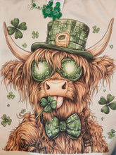 Load image into Gallery viewer, "Lucky" St Patty's Day Highland Tee