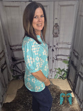 Load image into Gallery viewer, Turquoise Dreams Top