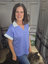 Load image into Gallery viewer, Effortless Prep Top-Periwinkle