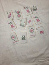 Load image into Gallery viewer, Mahjong Cap Sleeve Tee with Crystals