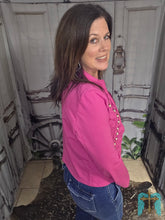 Load image into Gallery viewer, Hot Pink Military Jacket