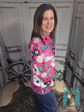 Load image into Gallery viewer, Westen Printed Mesh Top