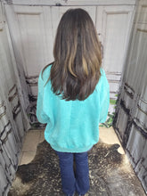 Load image into Gallery viewer, Solid Sweatshirt-Turquoise
