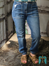 Load image into Gallery viewer, Risen High Rise-Ankle Jogger Relaxed Jeans