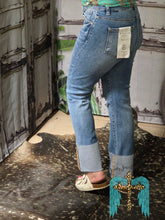 Load image into Gallery viewer, Risen HR Ankle Straight-Wide Cuffed Jeans