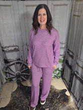Load image into Gallery viewer, Soft Lounge/pajama Set-Lt Plum