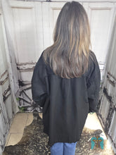 Load image into Gallery viewer, Denim Shackets-Black