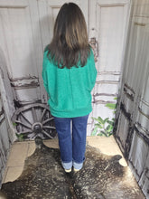 Load image into Gallery viewer, Brushed Crew Neck Sweater-Kelly Green