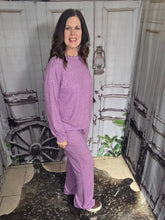 Load image into Gallery viewer, Soft Lounge/pajama Set-Lt Plum - Jeans Jewels and Jesus Boutique