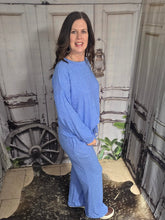 Load image into Gallery viewer, Soft Lounge/pajama Set-Ocean Blue - Jeans Jewels and Jesus Boutique