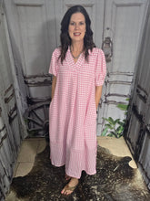 Load image into Gallery viewer, Southern Belle Gingham Dress - Jeans Jewels and Jesus Boutique