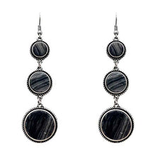 Load image into Gallery viewer, Dangling Agate Stone Earrings - 3 Colors