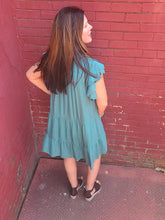 Load image into Gallery viewer, Jade Ruffles and Summer Days Dress
