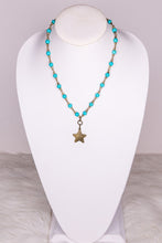 Load image into Gallery viewer, Short Sydney Turquoise Necklace
