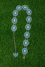 Load image into Gallery viewer, Girls Aqua Concho Belt
