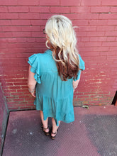 Load image into Gallery viewer, Jade Ruffles and Summer Days Dress
