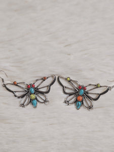 Western Butterfly Dangle Earring - 4 Colors