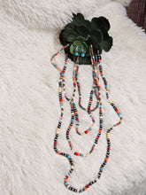 Load image into Gallery viewer, Western Navajo Style Pearl and Bead Layered Necklace Set - 2 Colors
