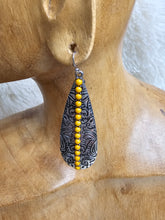 Load image into Gallery viewer, Western Texture Teardrop Dangle Earrings - 3 Colors
