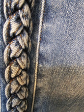 Load image into Gallery viewer, HW Braid Detail Wide Crop Jean
