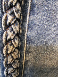 HW Braid Detail Wide Crop Jean